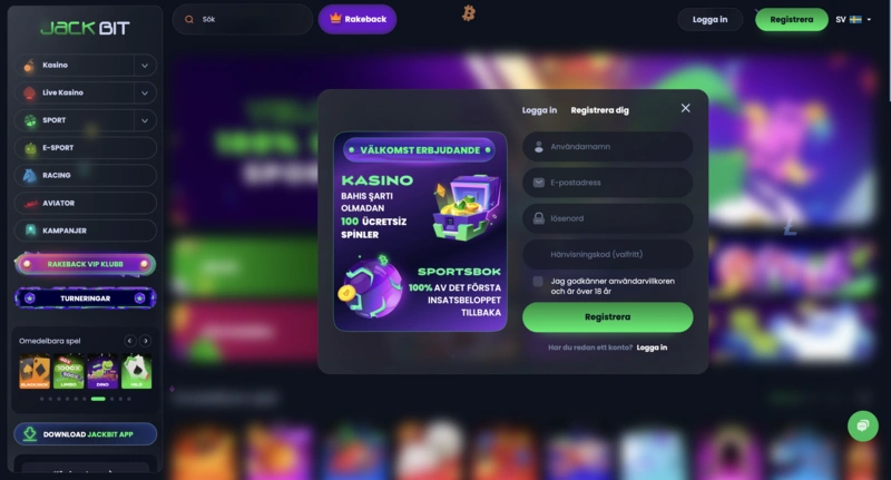 Jackbit Login